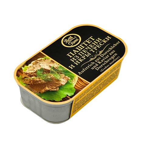 Fotografia konzervy tresčej pečene