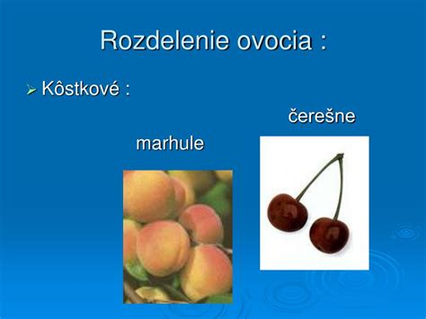 infografika: rozdelenie ovocia podľa kalorickej hustoty a obsahu vlákniny