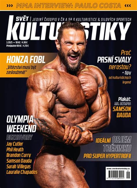 obálka časopisu Svet kulturistiky