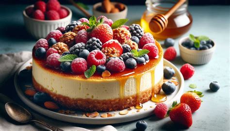 Fitness bezlepkový cheesecake s ovocím a čokoládou