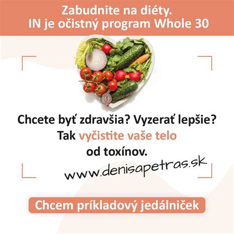 Príklad zdravého jedálnička na chudnutie