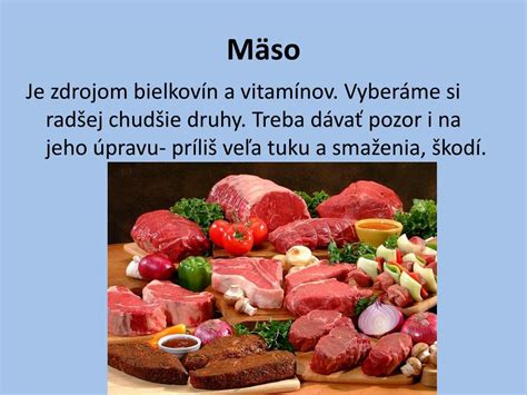 Infografika: Zdroje bielkovín v strave (mäso, ryby, vajcia, strukoviny, mliečne výrobky).