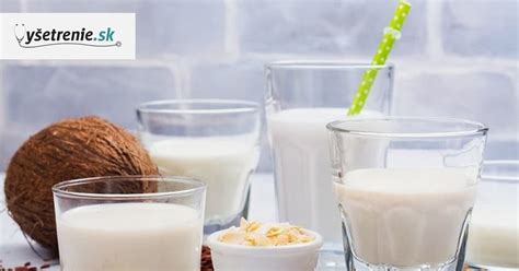 Rôzne sójové produkty vrátane nápojov