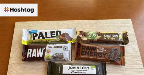 tabuľka s nutričnými hodnotami rôznych príchutí Raw Paleo tyčiniek