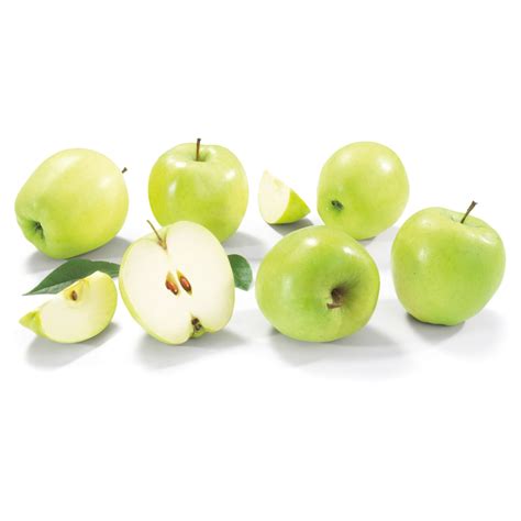 Fotografia zeleného jablka Granny Smith