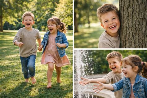 ilustrácia detí hrajúcich sa vonku