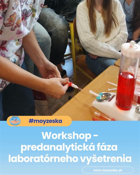 Ilustrácia odberu krvi a laboratórneho vyšetrenia