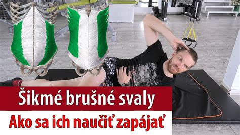 Ilustrácia cvikov na šikmé brušné svaly, ako sú ruské otočky a bočné planky.