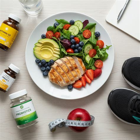 Koláž zobrazujúca obľúbené zložky výživových doplnkov na chudnutie, ako sú zelené kávové zrná, bobule acai a lístky zeleného čaju.