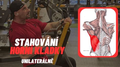 Ilustrácia správnej techniky príťahov hornej kladky so širokým úchopom.